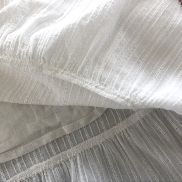 Club Monaco Tiphanie Embroidered Fringe Tassel Midi Dress, M - Picture 11 of 12